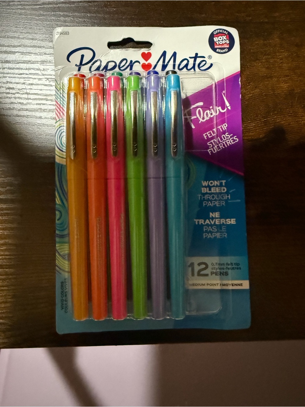 Paper Mate Flair Felt Tip Pens — Bright Assorted Colors (Pack)